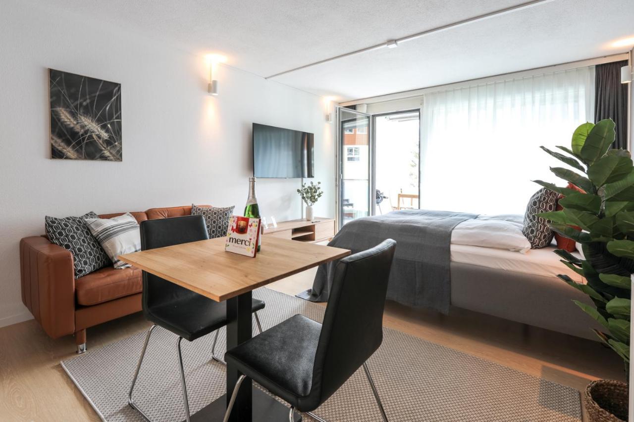 Spirit Apartments - Studio #3 - Balkon - Parkplatz Engelberg Exterior foto